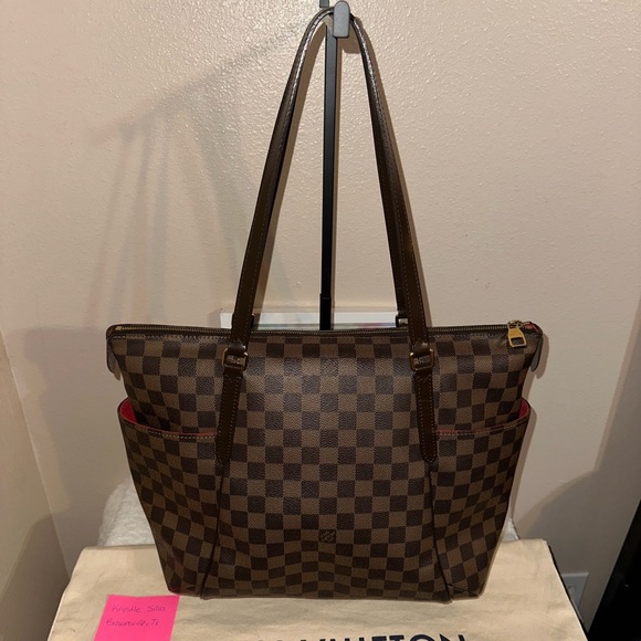 Louis Vuitton Totally MM Damier Ebene Tote Bag With Certificate of Authenticity - Picture 1 of 16